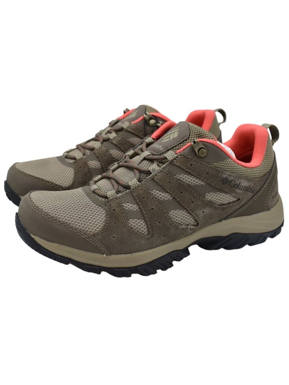 Columbia Womens Size 9.5 Redmond III Red Coral Low Waterproof Hiking Sneakers